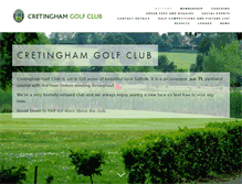 Tablet Screenshot of cretinghamgolfclub.co.uk